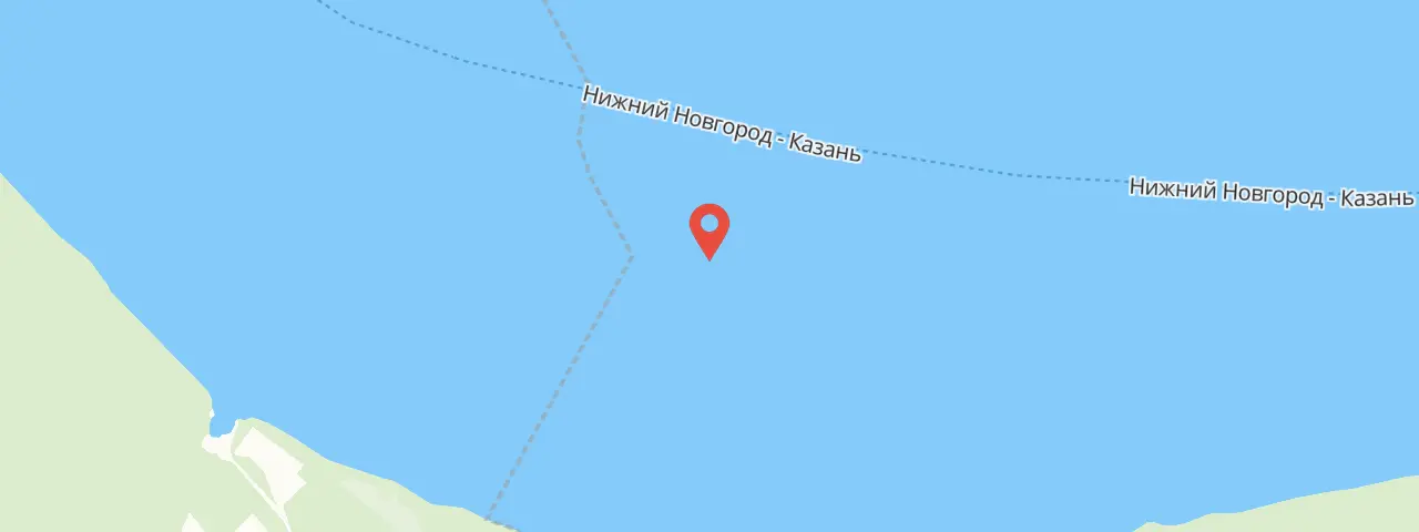 Водоём на карте