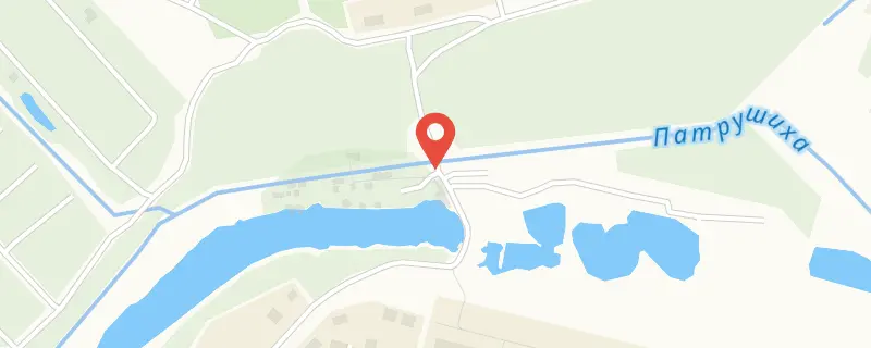 Мичуринские пруды на карте