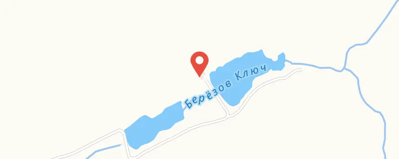Березов ключ на карте