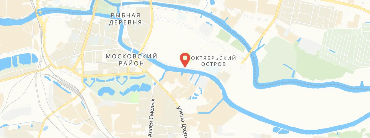 Водоём на карте