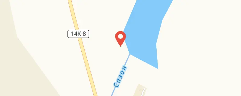 Сазон на карте
