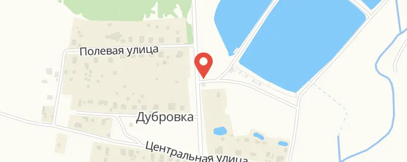 Долина Трех Озер (гостиница "Дубровка") на карте