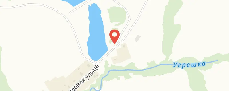 Алешкины пруды на карте