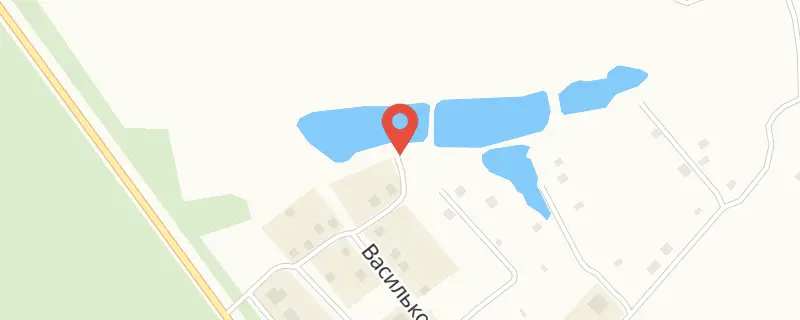 Митяевские пруды на карте