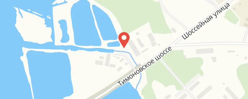 Рыбхоз Сенеж на карте