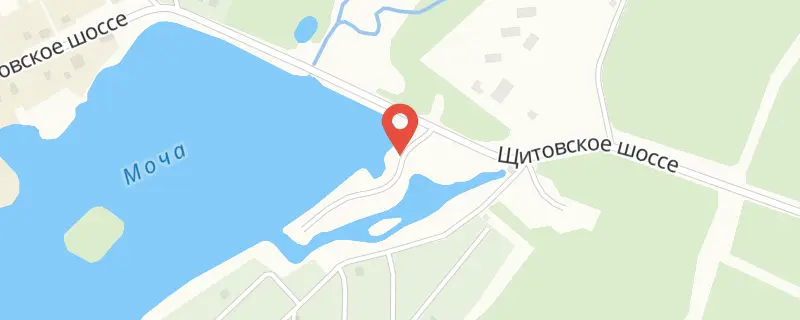 Юрьевский пруд на карте
